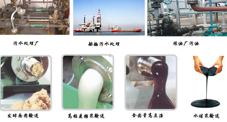GCN船用單螺桿泵適用范圍 GCN船用單螺桿泵適用范圍